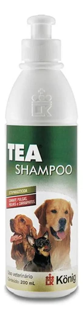 Shampoo Antipulgas König TEA para Cães 200ml
