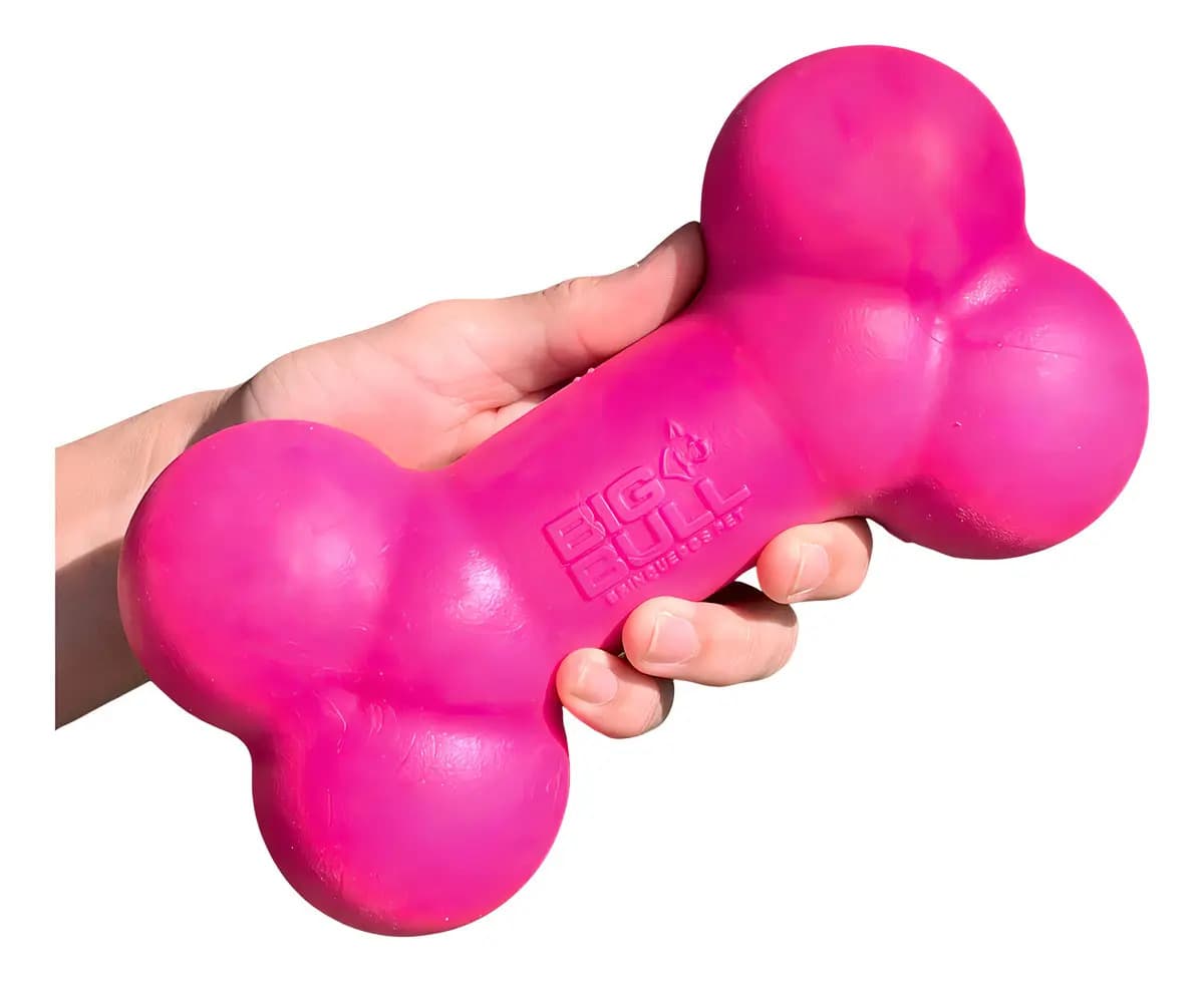Osso Maciço Big Bull Pet para Cães Grandes (borracha resistente)