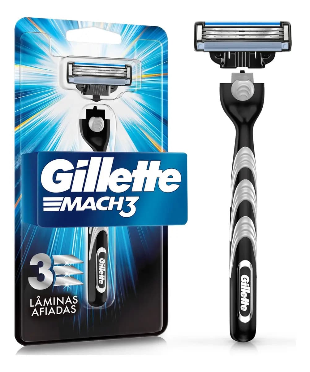 Gillette Mach3 Aparelho de Barbear