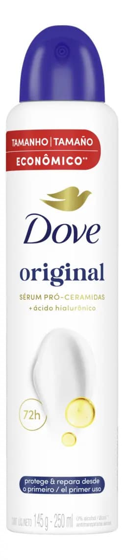 Dove Antitranspirante Aerossol Original 250ml