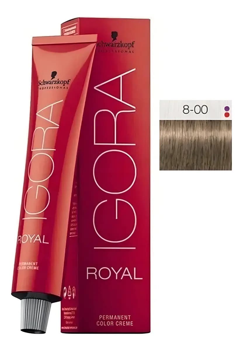 Tintura Igora Royal 8-00 Louro Claro Natural Extra — Schwarzkopf