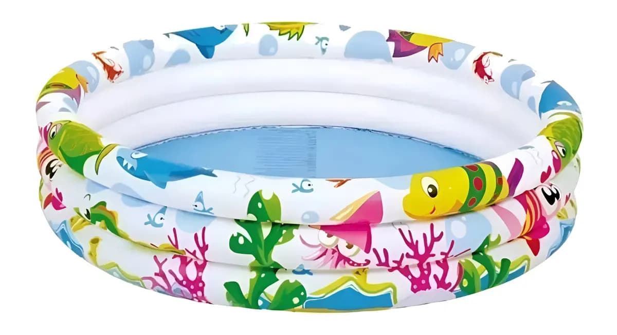 Piscina Inflável Infantil Redonda Summer Fun 180L PVC - Wellmix