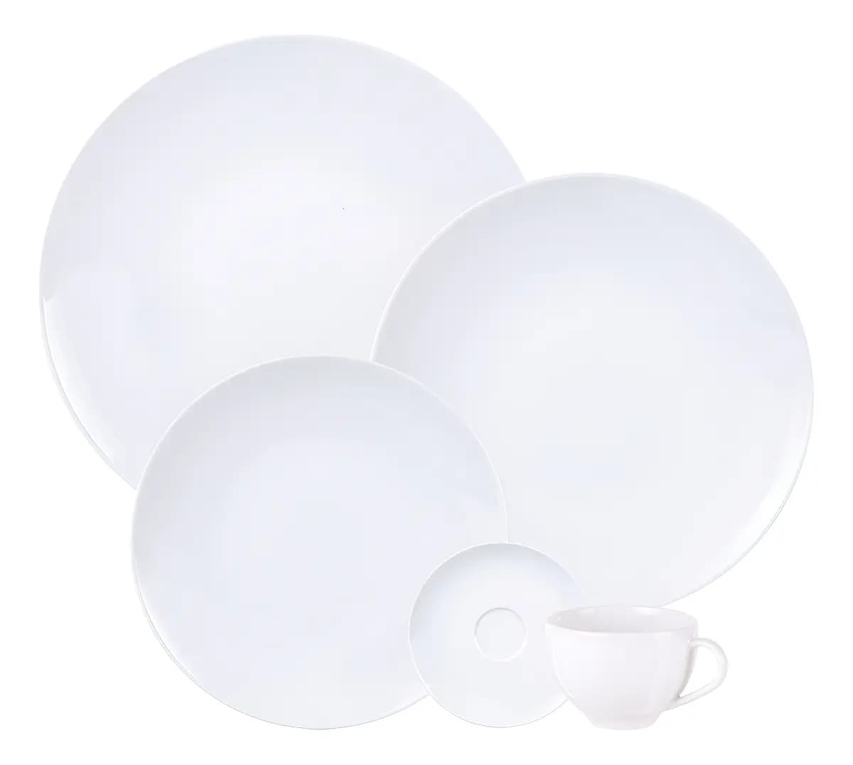 Aparelho de Jantar Tramontina Flávia Porcelana 20 Peças