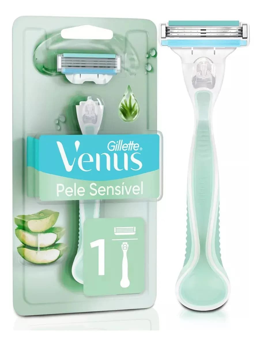 Gillette Venus Pele Sensível com Aloe Vera Recarregável