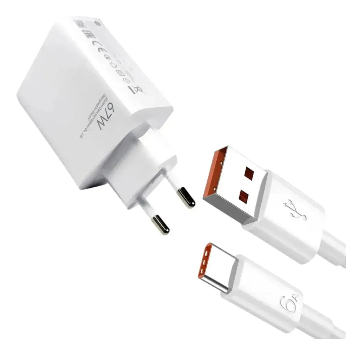 Carregador Turbo 67W USB-C com Cabo Tipo-C