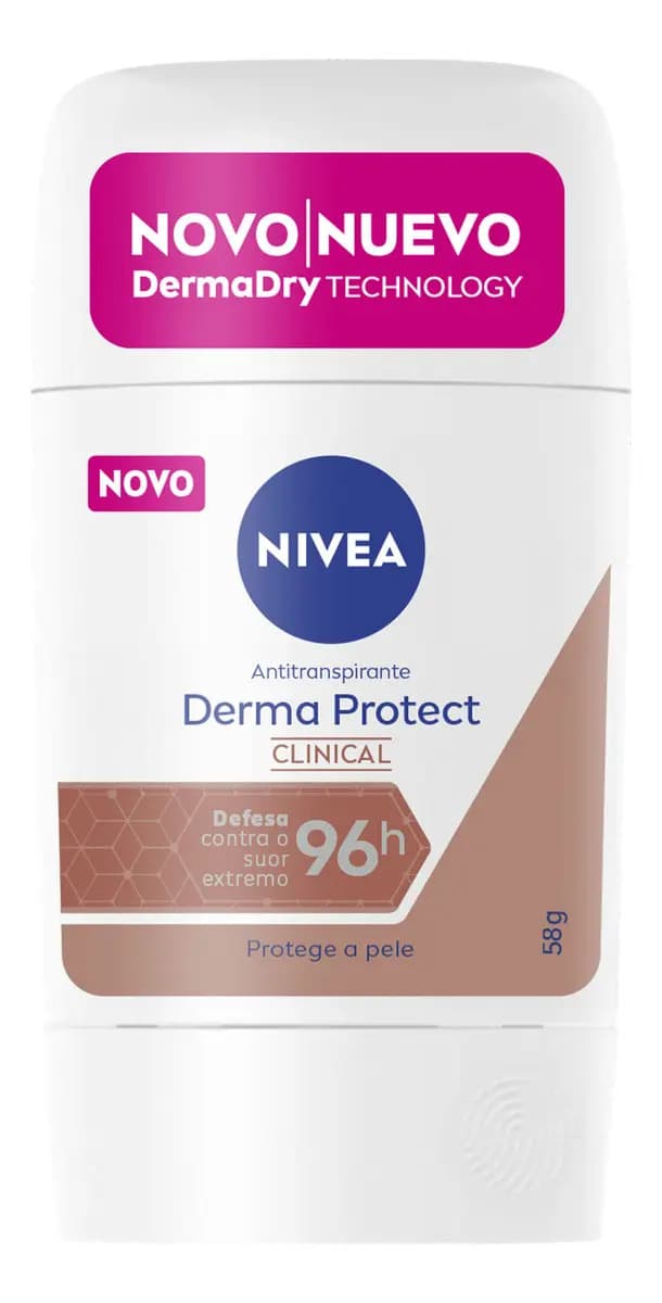 NIVEA Antitranspirante Stick Derma Protect Clinical 58g 96h