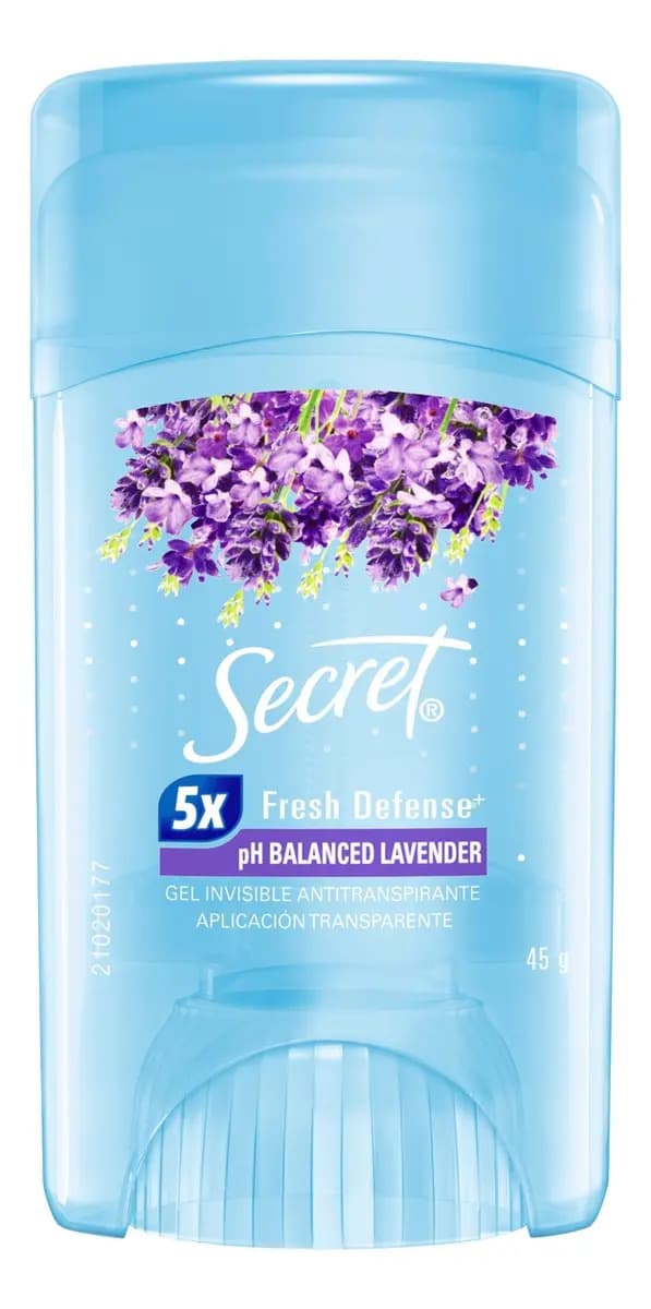Secret Gel Antitranspirante Lavanda 45g