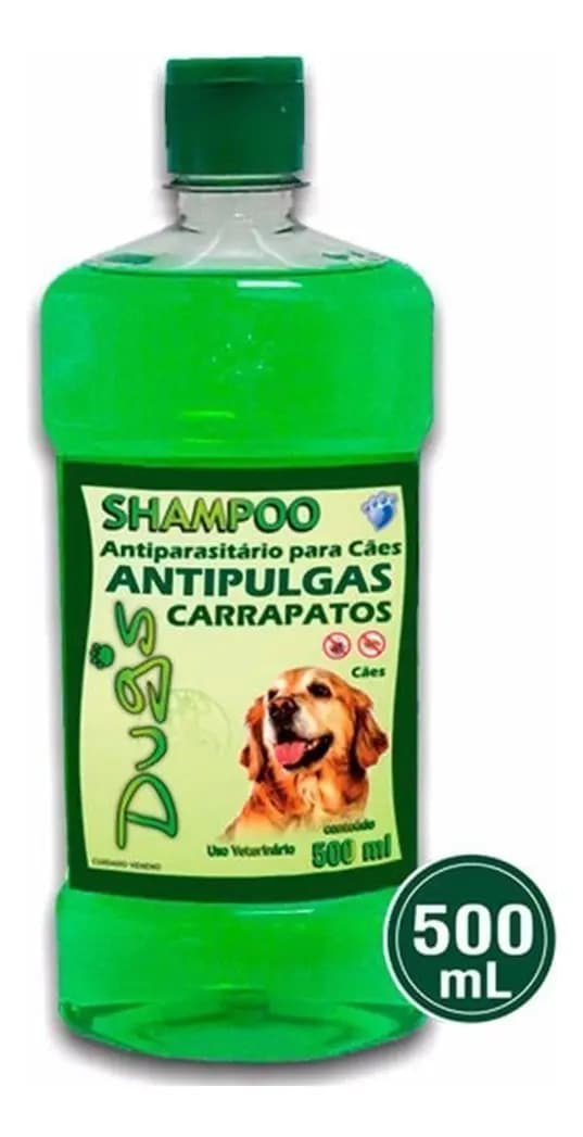 Shampoo Antipulgas e Carrapatos Dugs Neutro para Cães 500ml