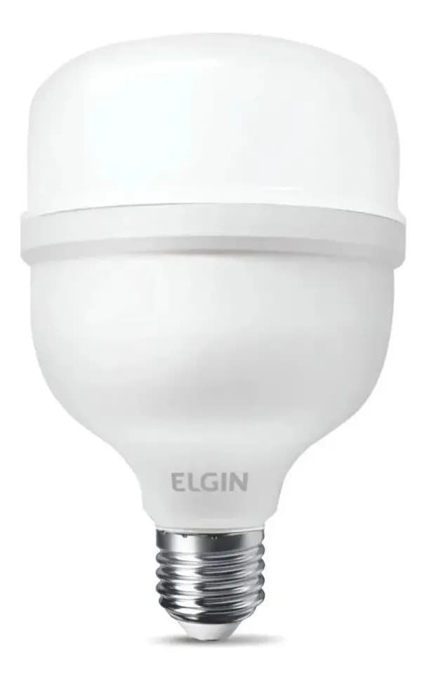 Kit 6 Lâmpadas LED Super Bulbo Elgin 50W 6500K Branco Frio Bivolt
