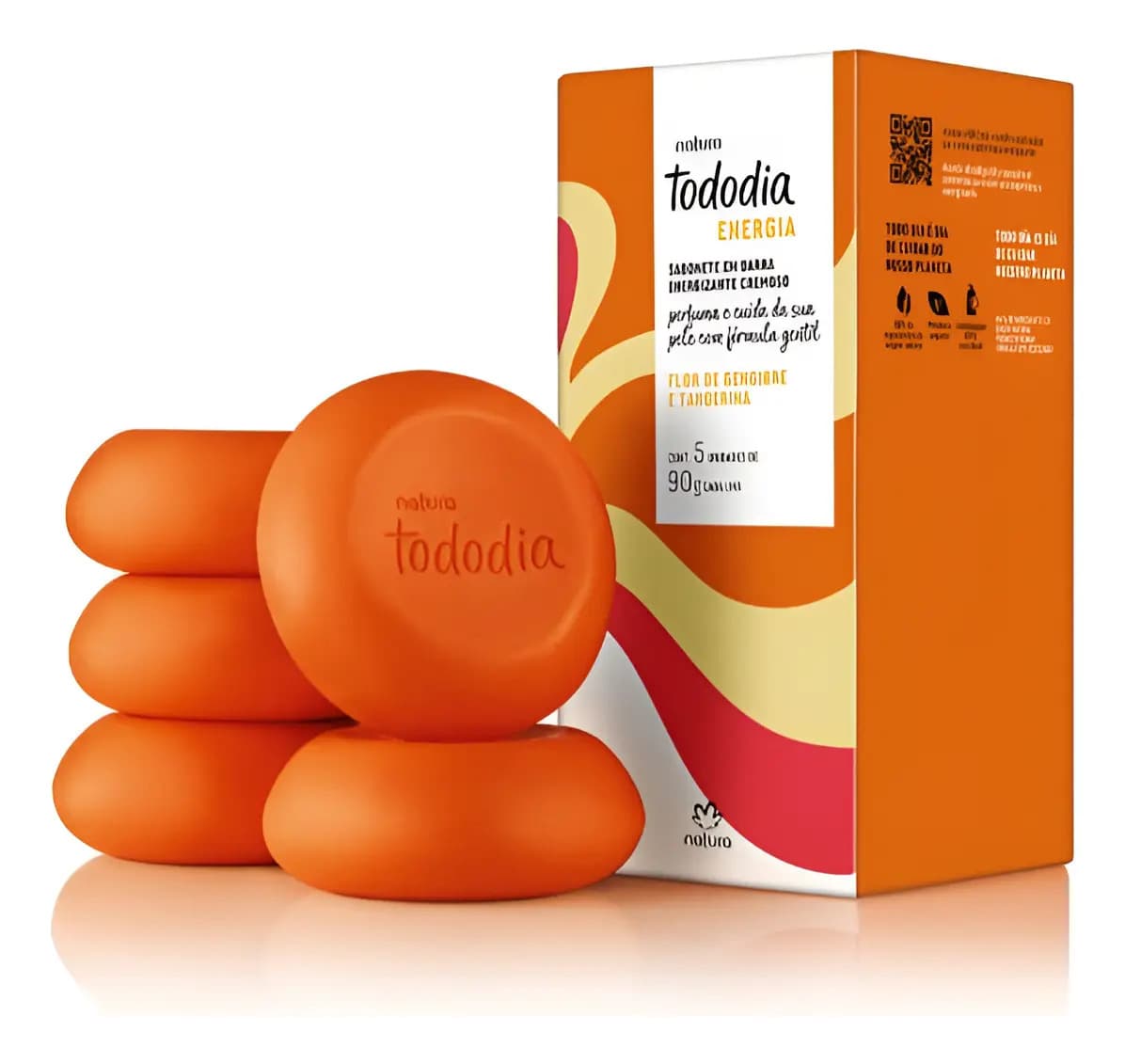 Natura Tododia Flor de Gengibre e Tangerina (5un, 90g)
