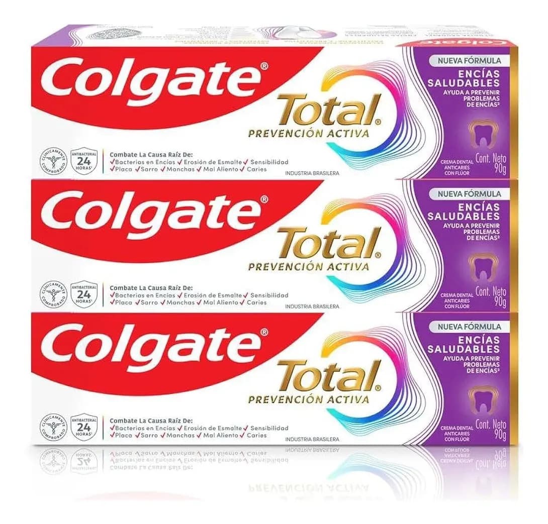 Colgate Total 12 Anti-Tártaro 90g (3 unidades)