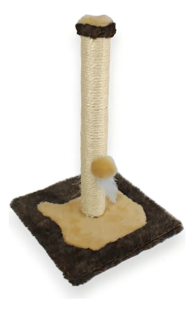 Arranhador Poste de Sisal com Bolinha para Gatos Miupetz
