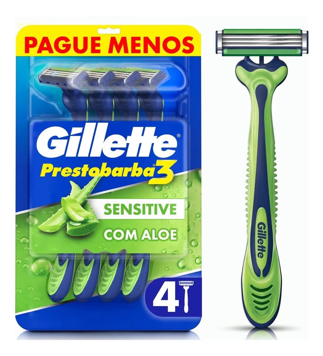 Gillette Prestobarba3 SenseCare (Leve 4 Pague 3)
