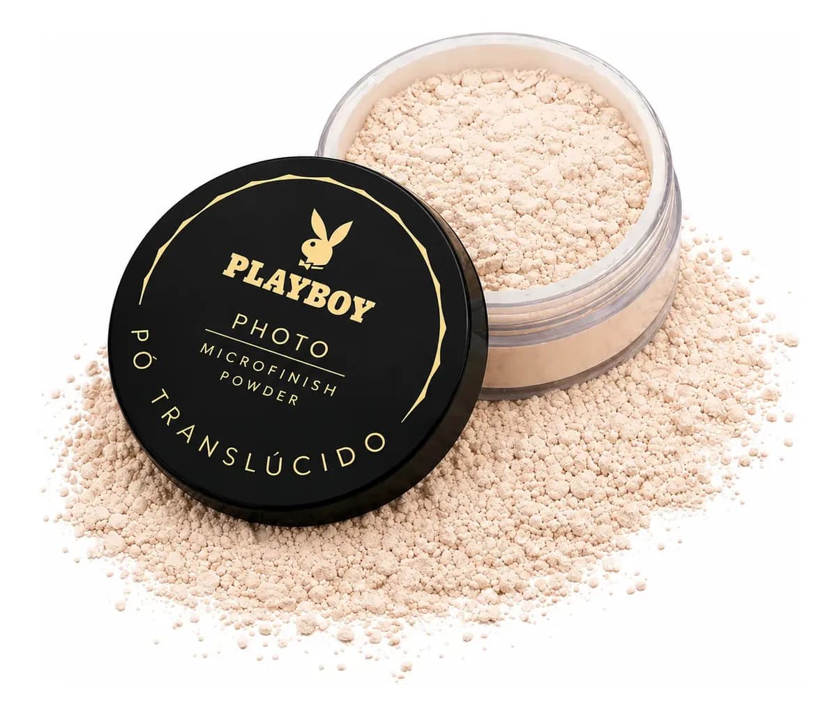 Pó Translúcido Playboy Photo Microfinish Powder Cor 1 - Claro